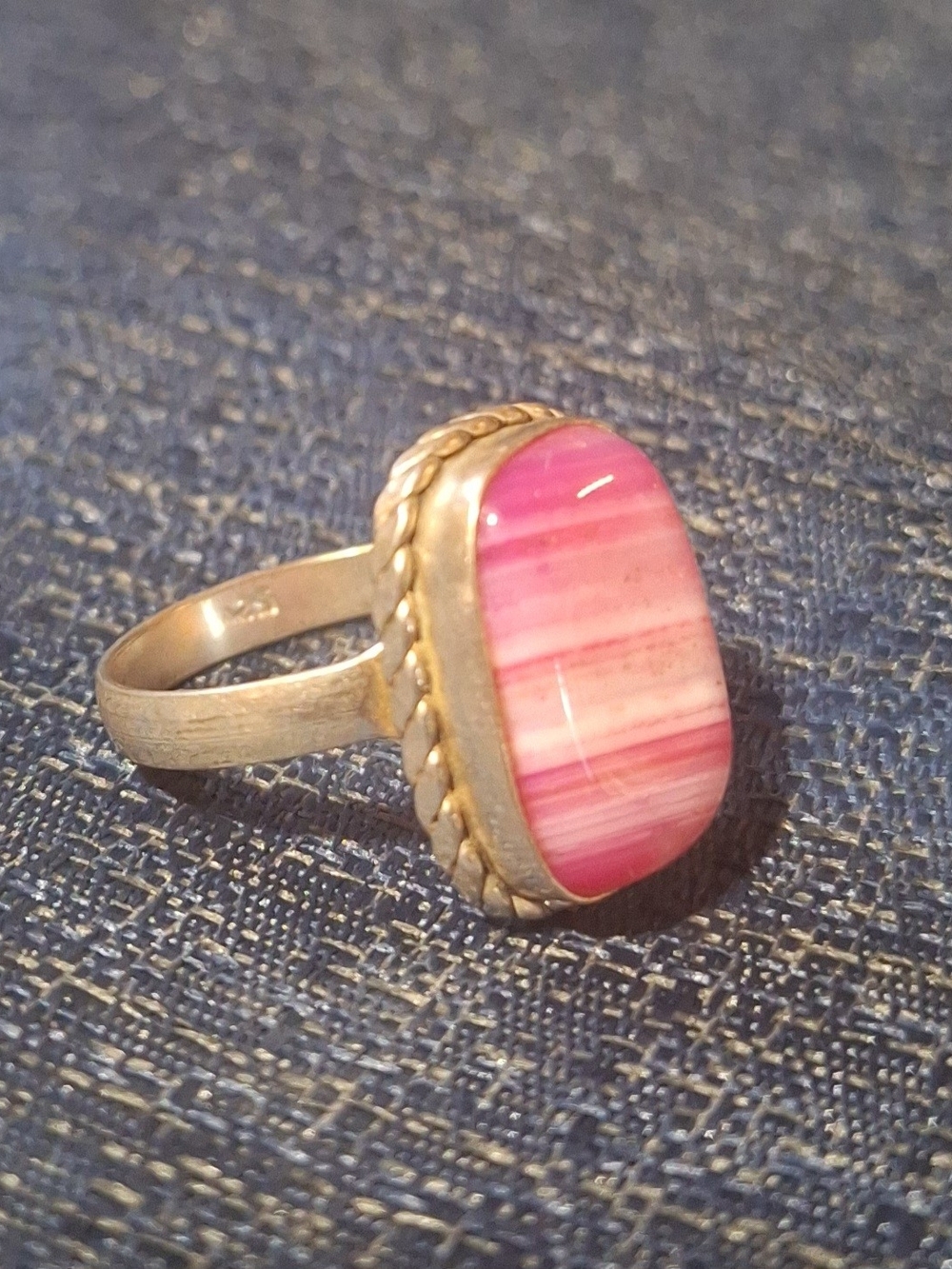 Sterling Silver Ring Size 9.0